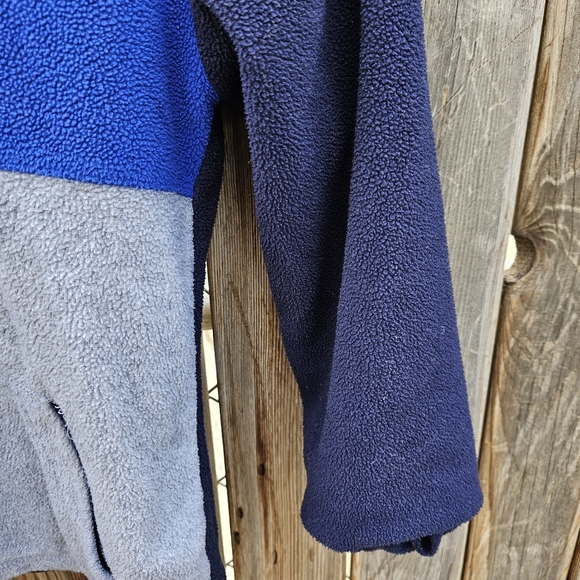 Place Kids Blue and Gray Quarter-Zip Sweater Size 7/8 - Picture 8 of 15